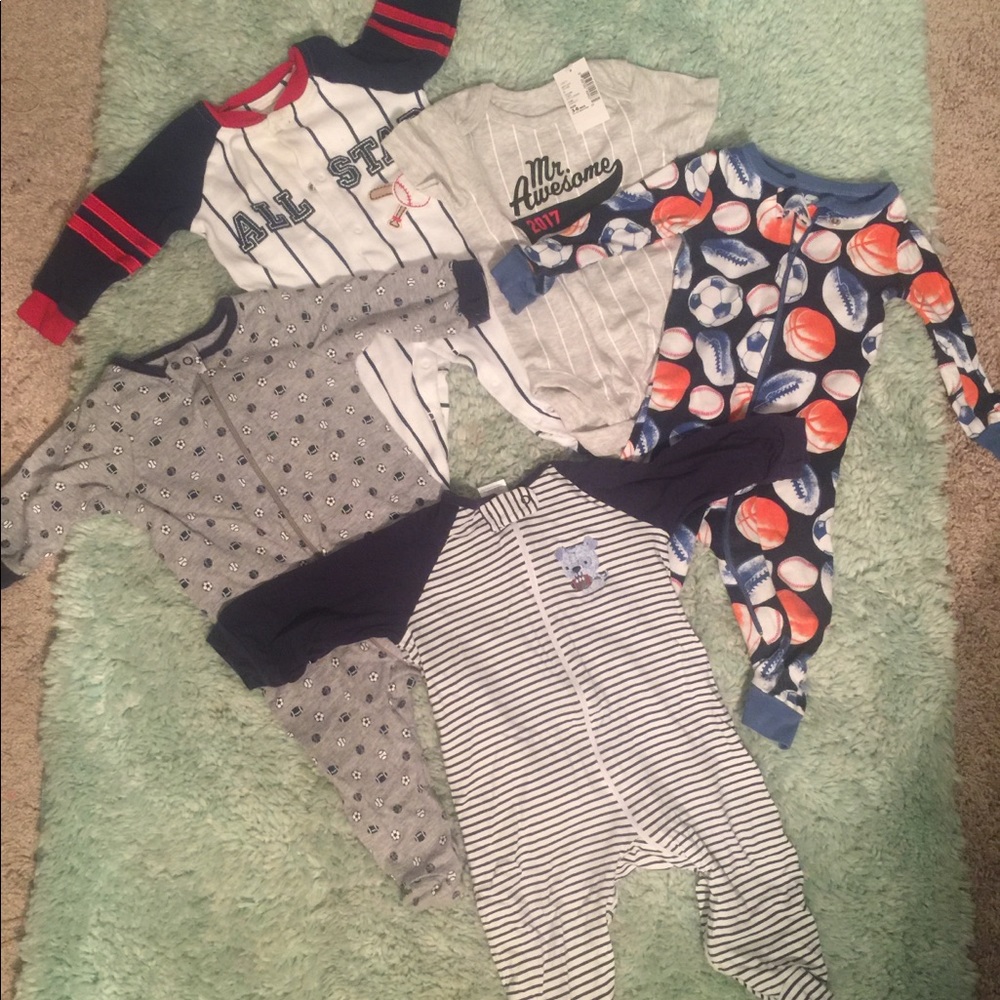 6 months baby boy sleepers